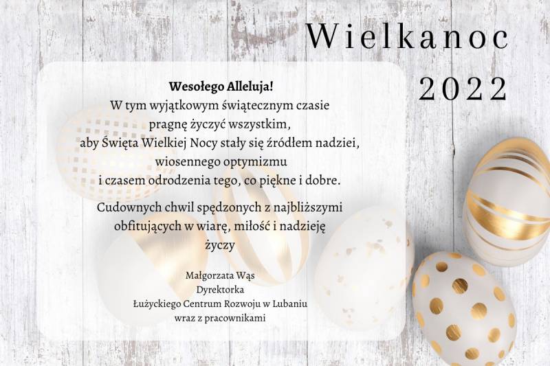 Życzenia Wielkanocne od ŁCR